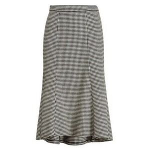 Polo Ralph Lauren Women’s 12 Houndstooth Skirt Black White Alabama Roll Tide